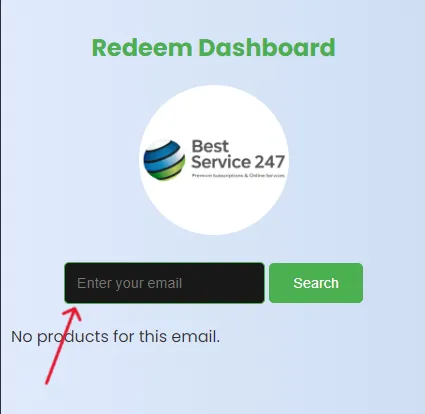 Enter your email address